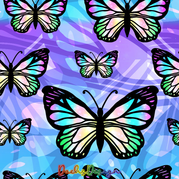 Purple Butterflies - NON-EXCLUSIVE Seamless Pattern