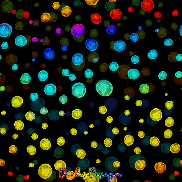 Rainbow Bubbles Seamless Pattern, NON-EXCLUSIVE fabric design, bubbly fabric pattern, seamless bubbles pattern, bubbles design, bubbly design, bubble art