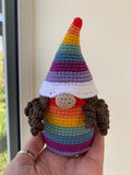 Rainbow Gnome Crochet Pattern