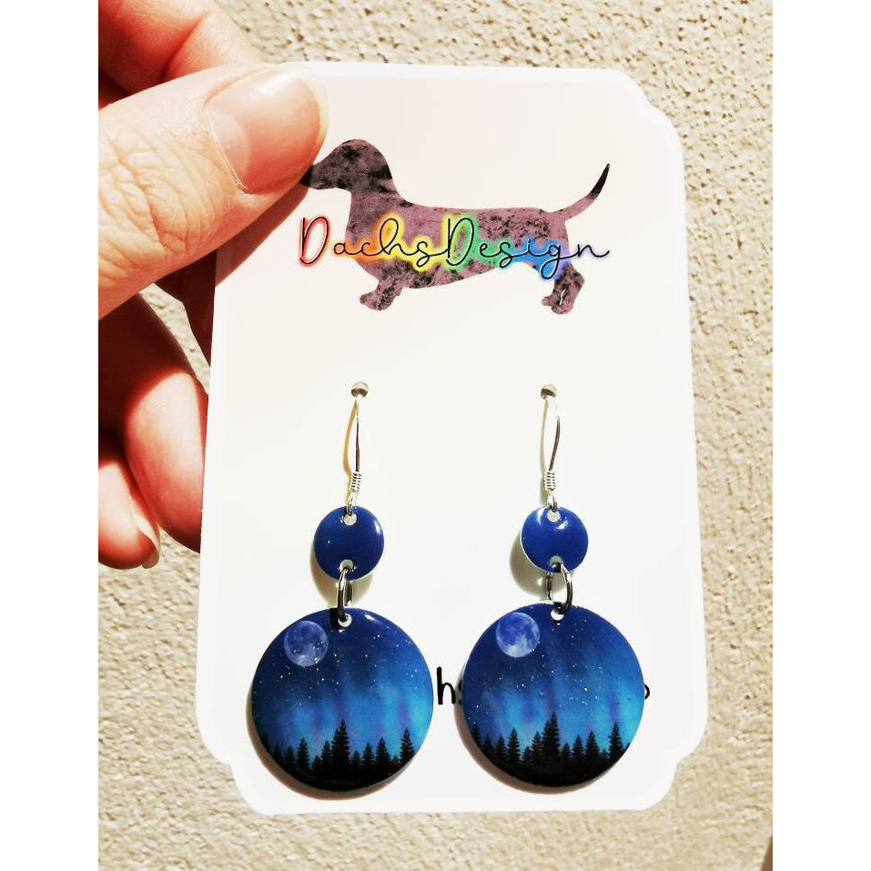 Northern Lights Dangly Earrings
