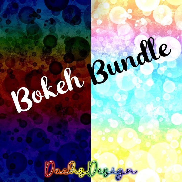 Rainbow Bokeh Bundle -  NON-EXCLUSIVE Seamless Patterns