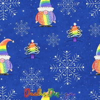 Rainbow Gnome Christmas - NON-EXCLUSIVE Seamless Pattern