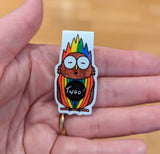 Twit Twoo Rainbow Owl Magnetic Bookmark