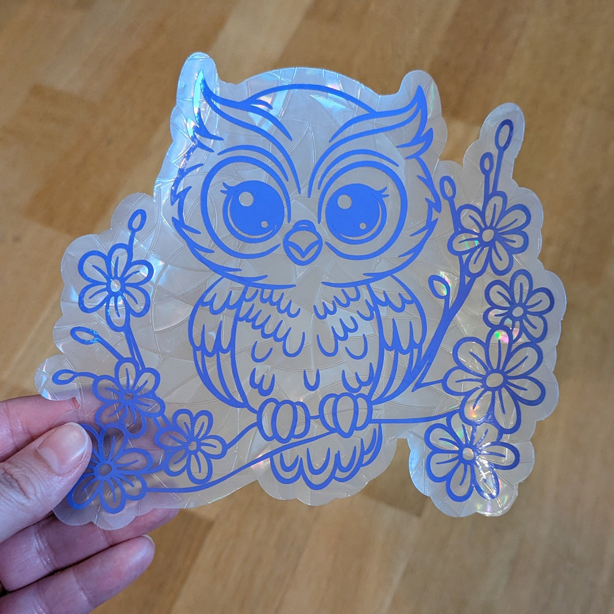 Owl Rainbow Suncatcher
