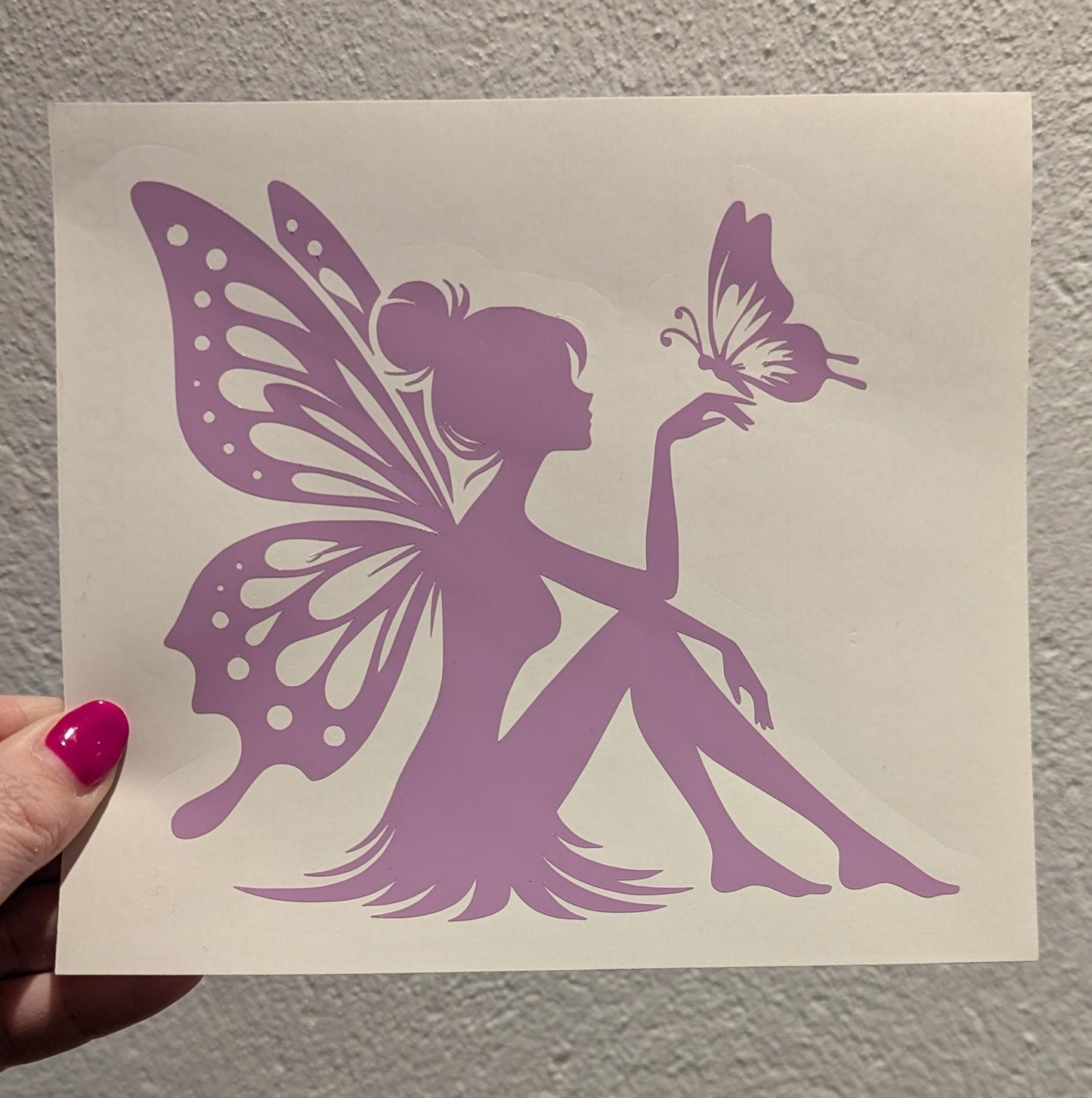 Fairy and Butterfly Suncatcher