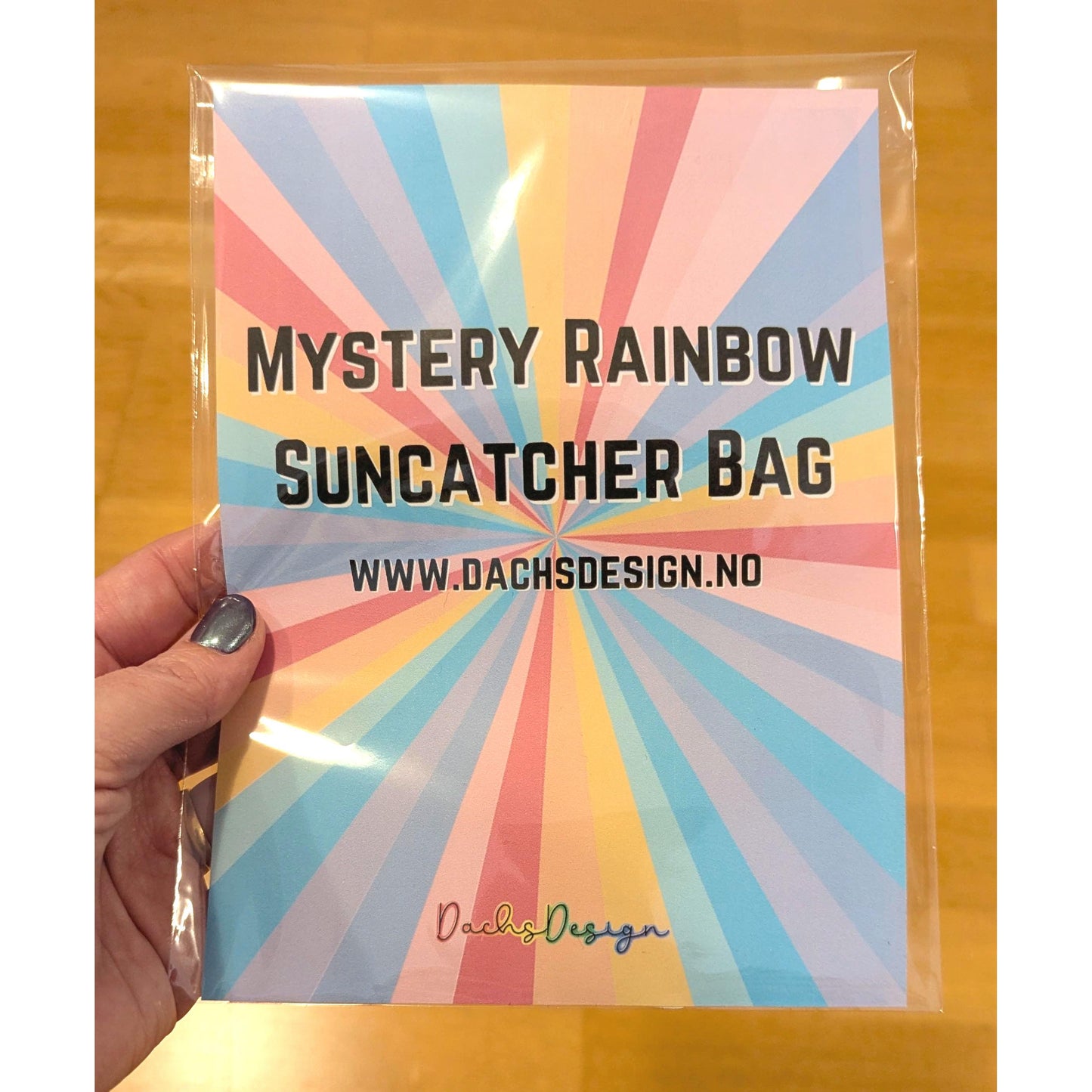 Regnbue Suncatcher Mysterieveske