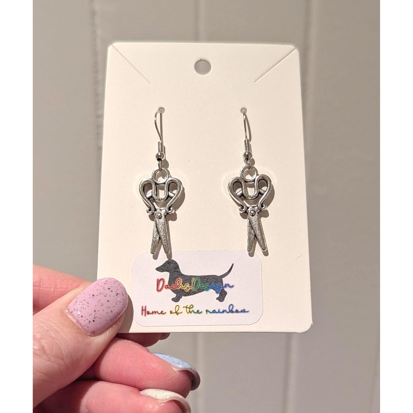 Vintage-Inspired Scissor Earrings