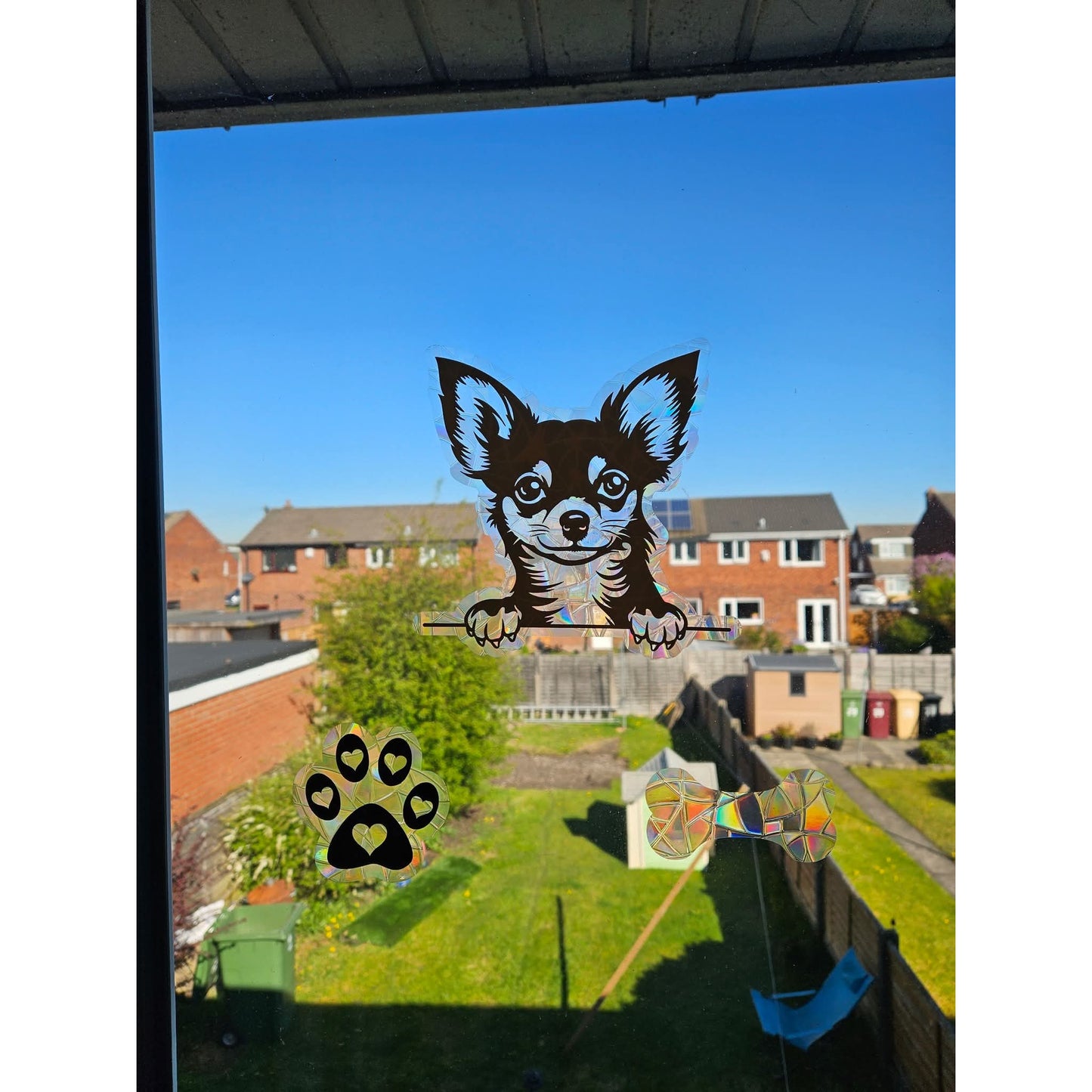 Chihuahua Rainbow Suncatcher