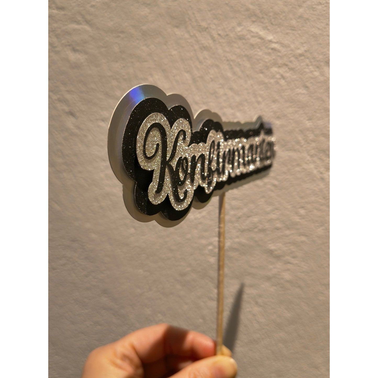 Handmade Confirmation Cake Decoration