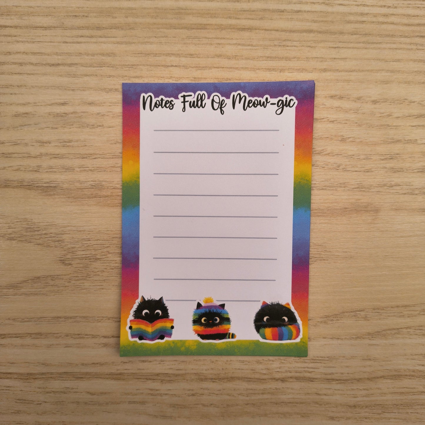 Notes Made of Meow-gic Handmade Notepad