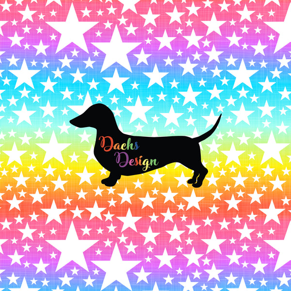 Rainbow and Glitter Stars - NON-EXCLUSIVE Seamless Patterns