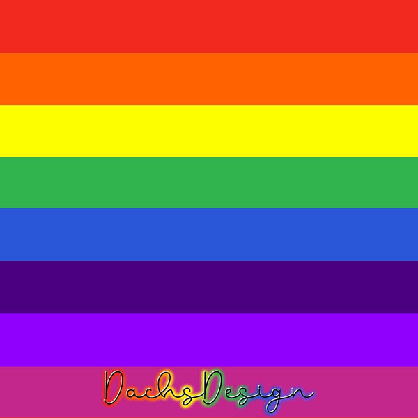 Bright Rainbow Stripes Seamless Patterns