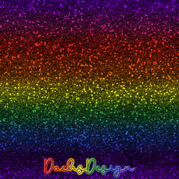 Blurred Rainbow Glitter Stripes Seamless Pattern