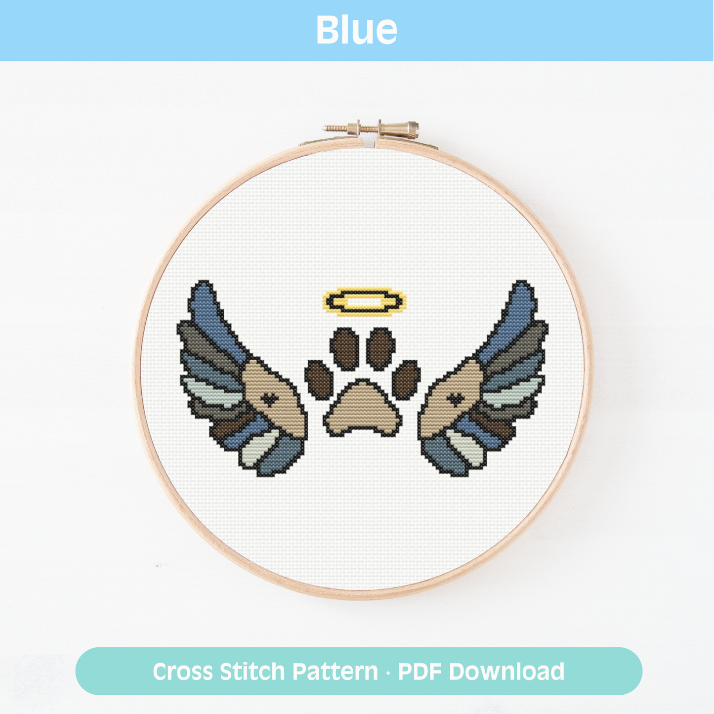 Custom/Personalised Dog Memorial Cross Stitch Pattern