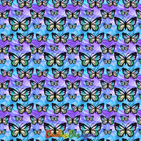 Purple Butterflies - NON-EXCLUSIVE Seamless Pattern