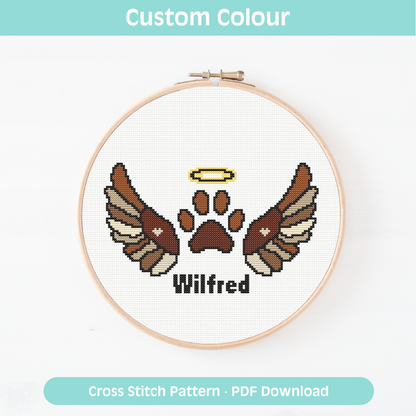 Custom/Personalised Dog Memorial Cross Stitch Pattern