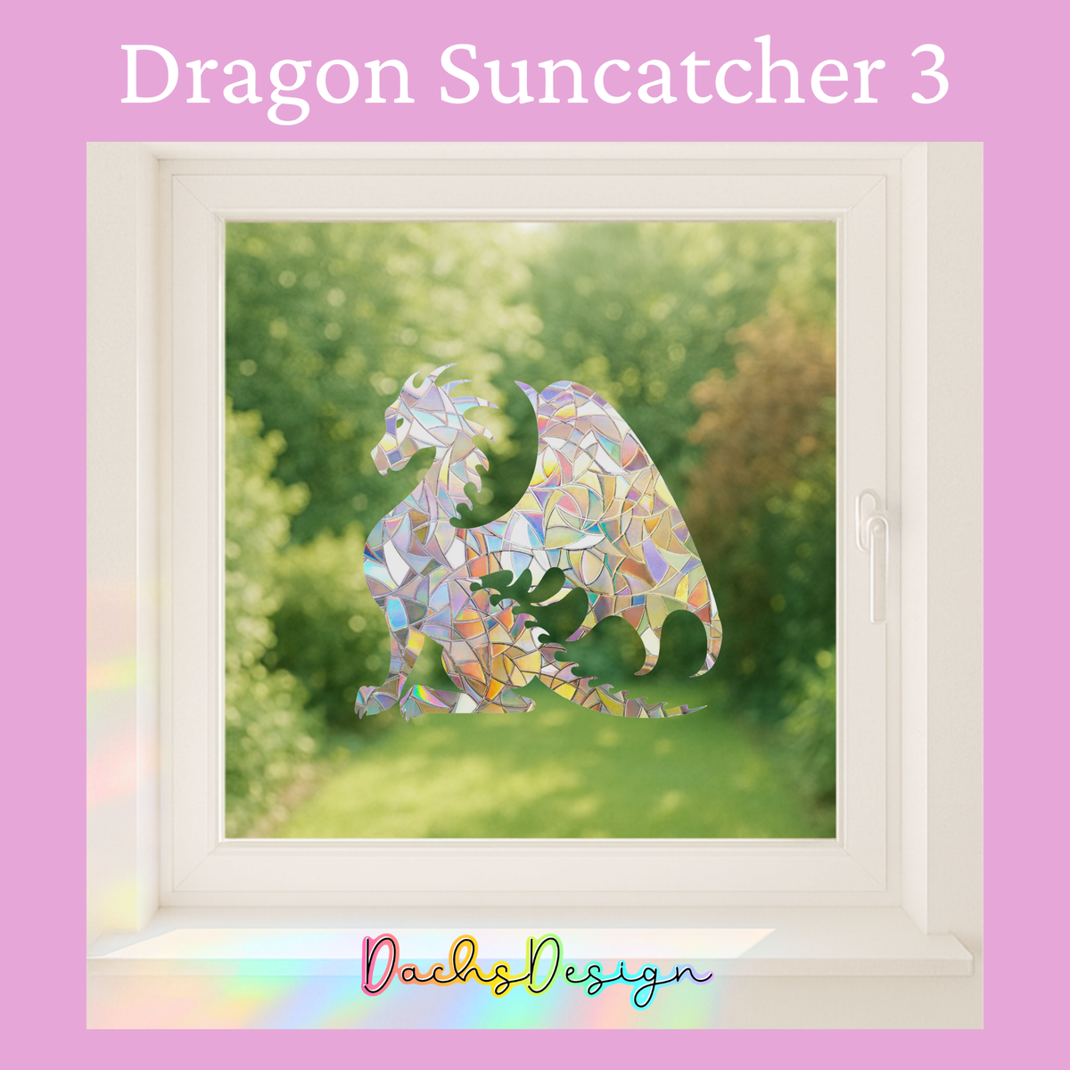 Dragon Rainbow Suncatcher Bundle