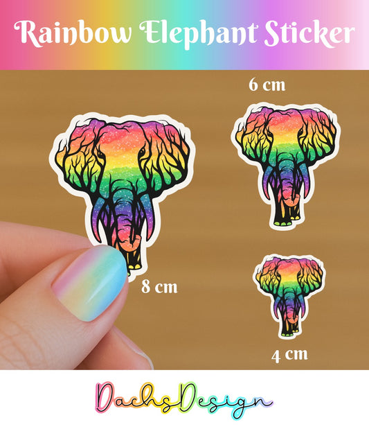 Elephant Waterproof Vinyl Sticker