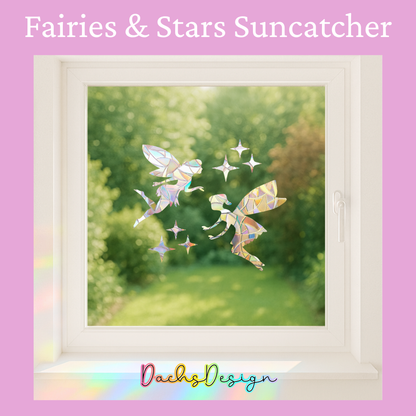 Fairies and Stars Rainbow Suncatchers