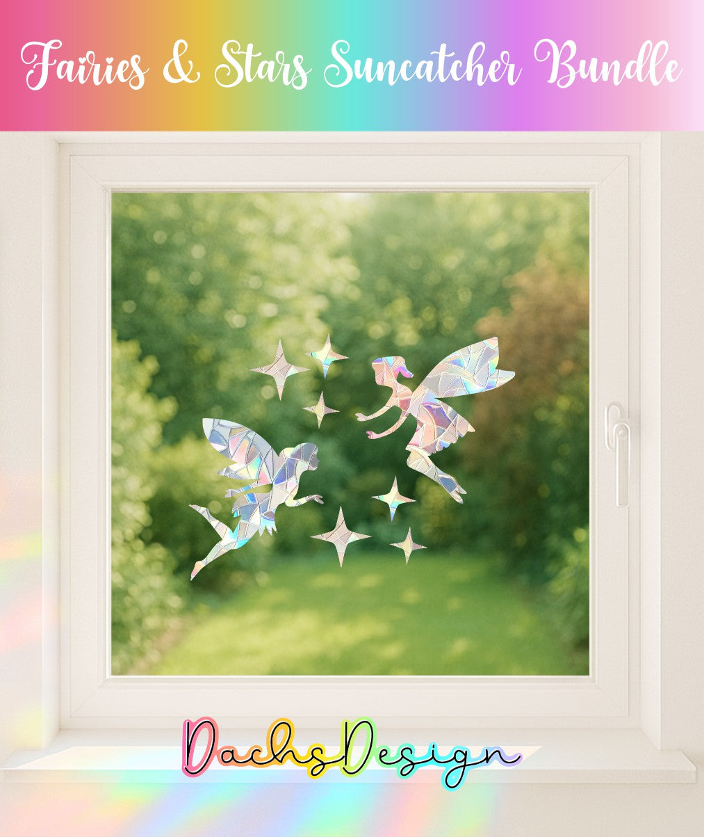 Fairies and Stars Suncatchers