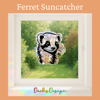 Ferret Rainbow Suncatcher