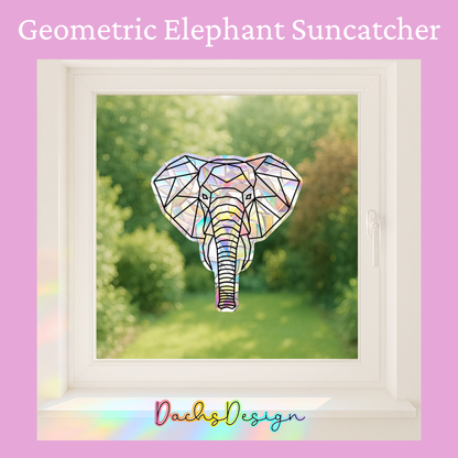 Geometrisk elefantregnbue-solfanger