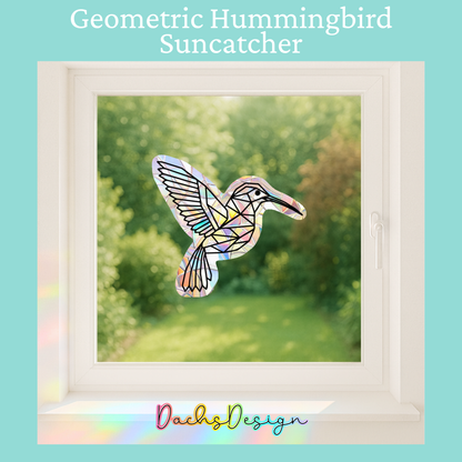 Geometrisk kolibri regnbue solfanger
