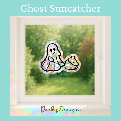 Ghost Dog Suncatcher
