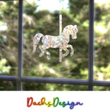 Animal Rainbow Suncatchers - deer, elephant, carousel horse, horse, ballerina, butterfly