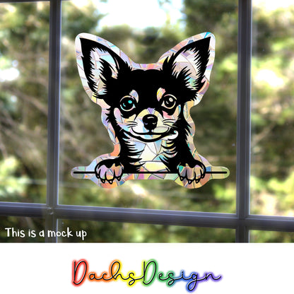 Chihuahua Suncatcher