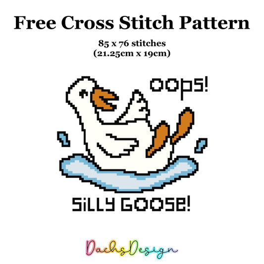 Silly Goose - Free Cross Stitch Pattern