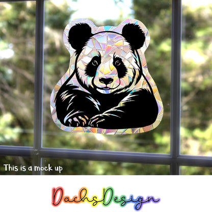 Panda Rainbow Suncatcher - Two Styles