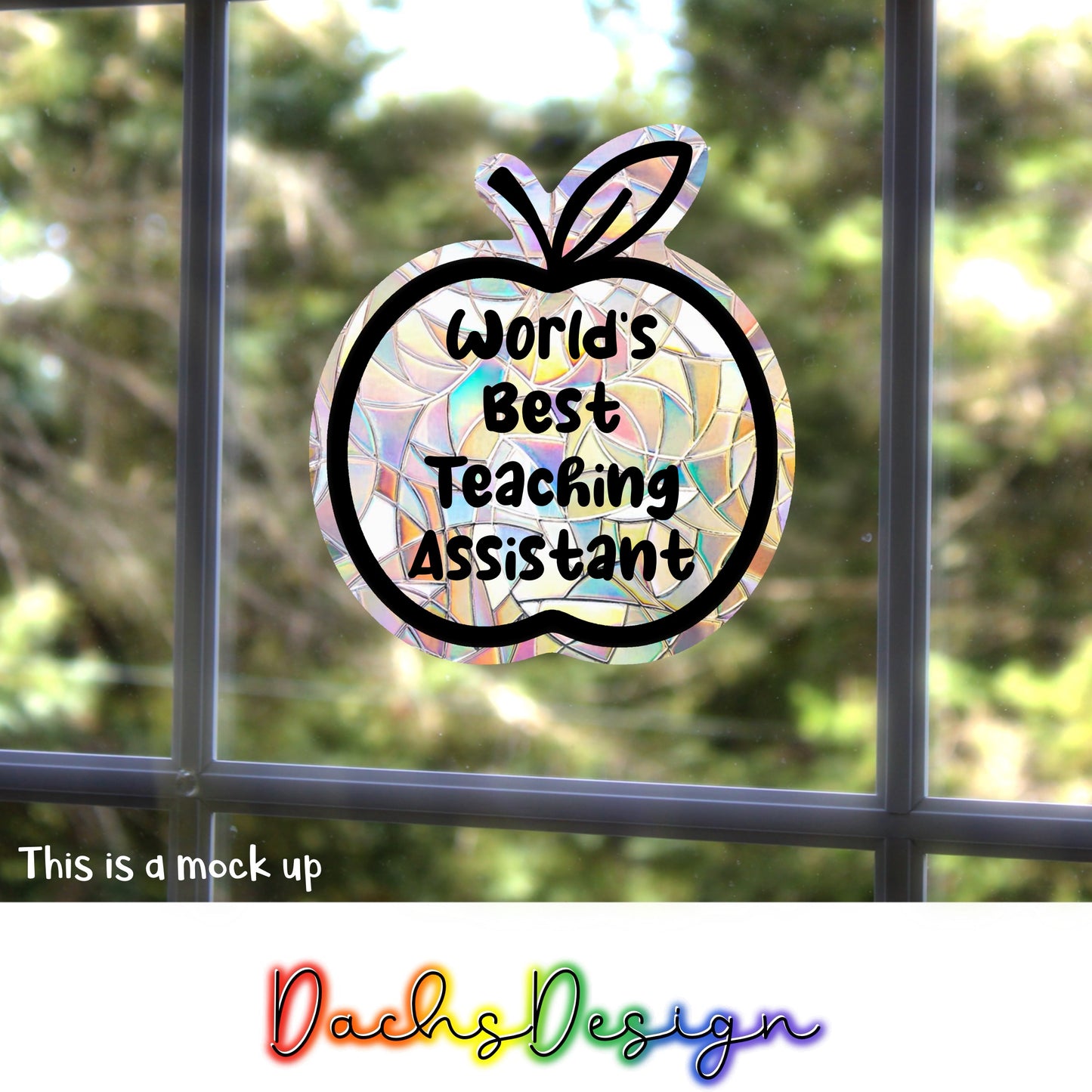 Teacher Gift Rainbow Suncatchers