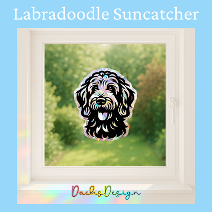 Labradoodle Suncatcher