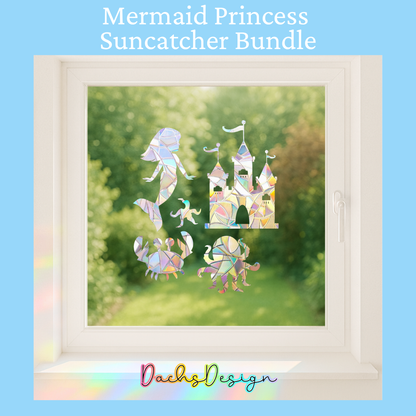 Mermaid Castle Rainbow Suncatcher Bundle