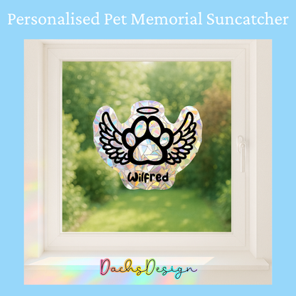 Pet Memorial Rainbow Suncatchers