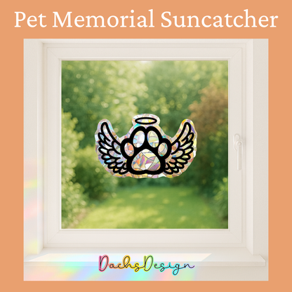 Pet Memorial Rainbow Suncatchers