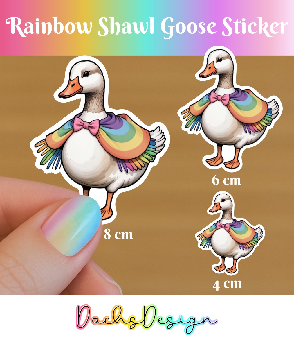 Porch Goose Waterproof Vinyl Stickers