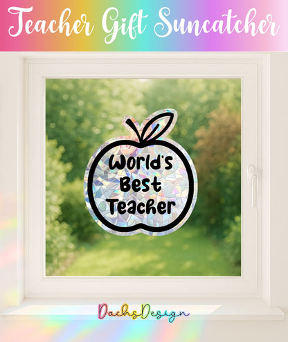 Teacher Gift Rainbow Suncatchers