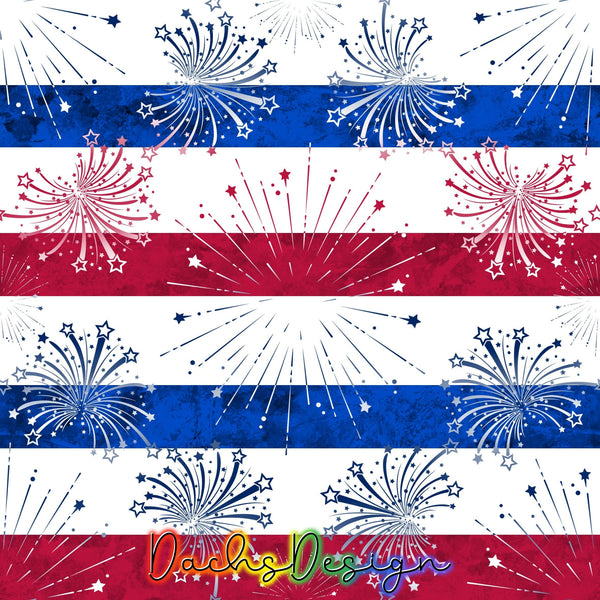 4th of July Seamless Pattern, NON-EXCLUSIVE fabric design, 4th July fabric pattern, seamless pattern, independence day design, USA pattern, stripes fabric