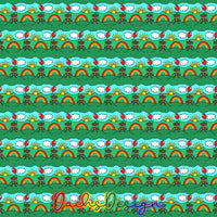 Rainbows and Monkeys - NON-EXCLUSIVE Seamless Pattern