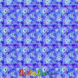 Textured Floral on Blue - NON-EXCLUSIVE Seamless Pattern