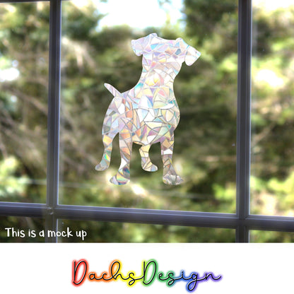 Various Dog Suncatchers: Toy Poodle, Cavapoo, Standard Poodle, Labradoodle, Jack Russell