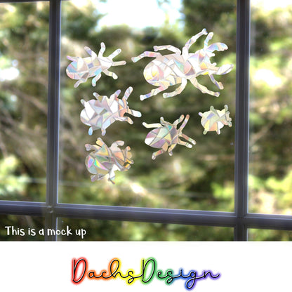 Rainbow Insect Suncatchers: Removable Window Decals, Nursery Decor
