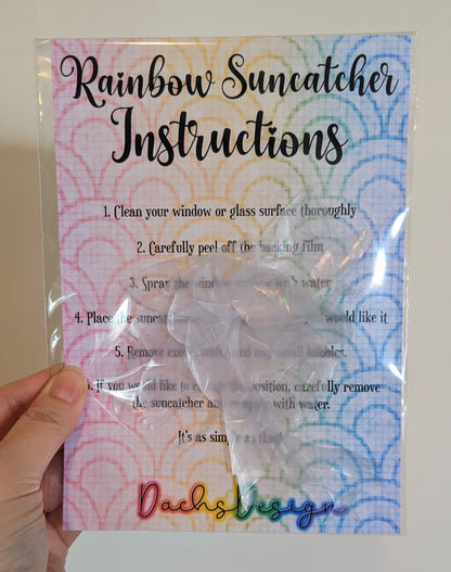 Fairies and Stars Suncatchers: Rainbow Window Cling, Kids Decor