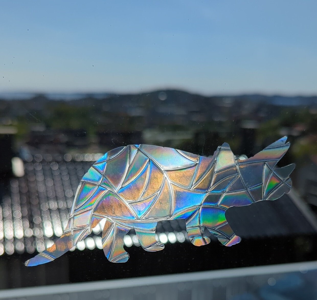Triceratops regnbuesolfanger