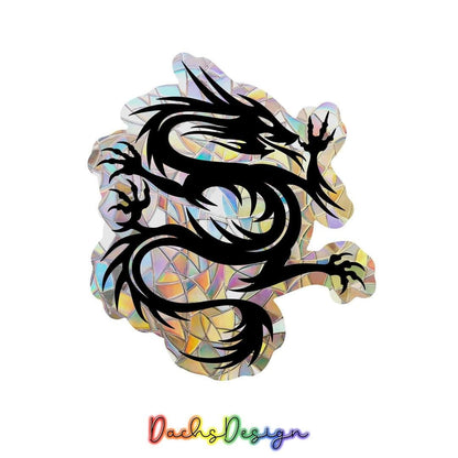 Regnbue-solfanger med drage