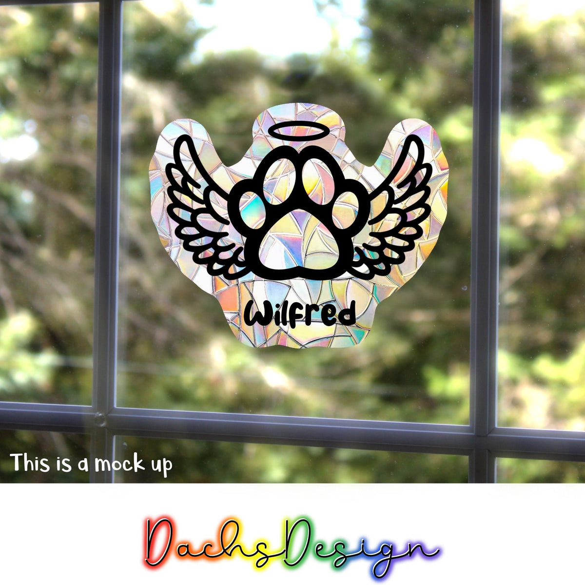 Pet Memorial Rainbow Suncatchers