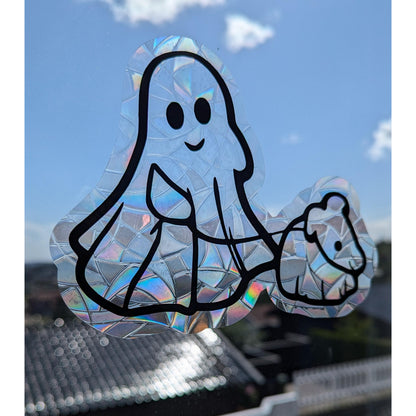Ghost Dog Suncatcher