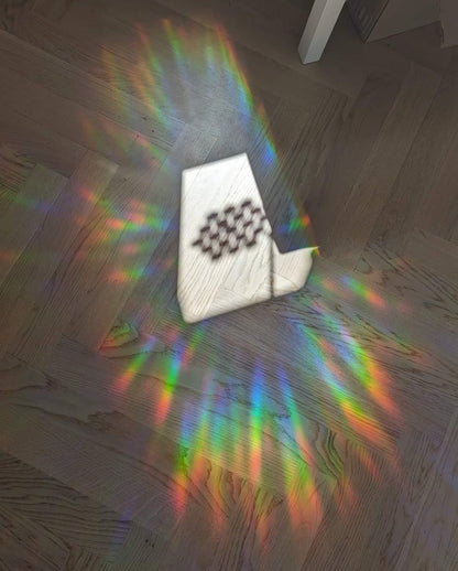 Bee and Honeycomb Rainbow Suncatcher: Rainbow Window Decal